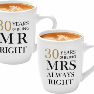 30 Years Mr & Mrs Always Right Mugs