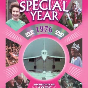 1976 Your Special Year DVD greeting card – 50th birthday card for 2026 with PAL DVD inside