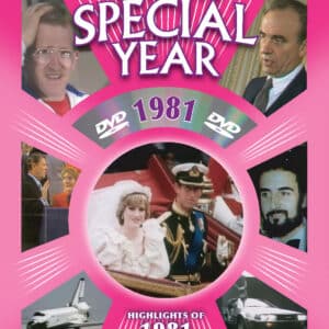 45th Birthday Card - 1981 your special year DVD greeting card