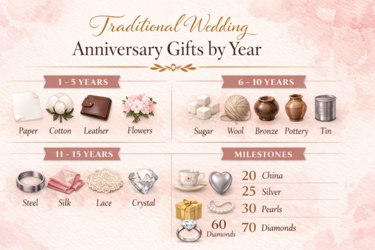 Traditional Wedding Anniversary Gifts Guide